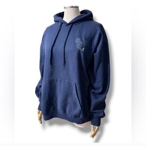 DISNEY Walt Disney World Navy Souvenir Hoodie VINTAGE